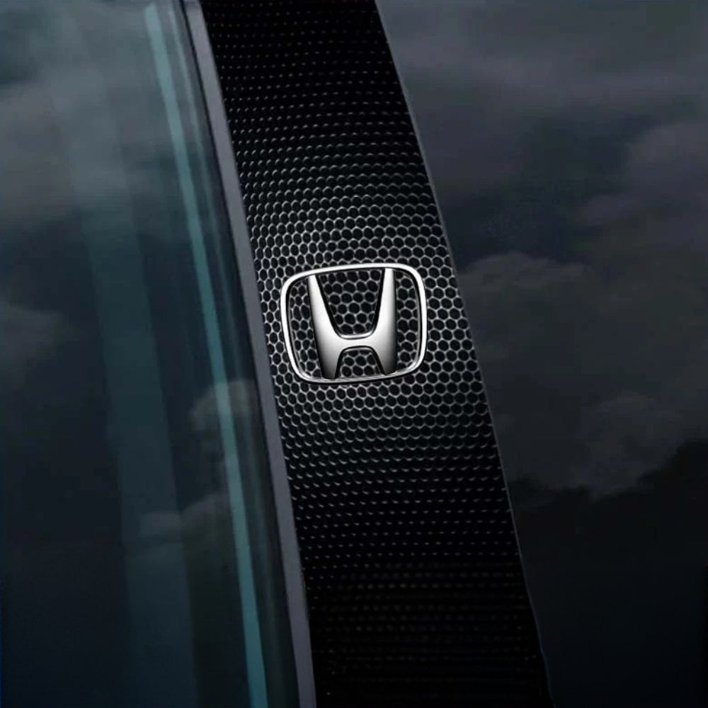 2x samolepky na okno auta s logem